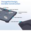imageEtekcity Scales for Body Weight Bathroom Digital Weight Scale Fat Smart Bluetooth BMI and Loss Sync 13 Data with Other Fitness Apps Black 11x11 InchClassic Blue