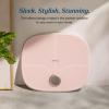 imageEtekcity Scales for Body Weight Bathroom Digital Weight Scale Fat Smart Bluetooth BMI and Loss Sync 13 Data with Other Fitness Apps Black 11x11 InchRechargeableCotton Candy Pink