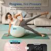 imageEtekcity Scales for Body Weight Bathroom Digital Weight Scale Fat Smart Bluetooth BMI and Loss Sync 13 Data with Other Fitness Apps Black 11x11 InchRechargeableCotton Candy Pink