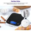 imageEtekcity Smart Food Kitchen Scale with Nutritional Calculator Free App with 19 Nutrients Tracking Calorie Marco Digital grams and ounces for weight loss Premium Stainless Steel 11lbBlack