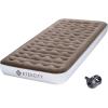 imageEtekcity Camping Air Mattress Inflatable Mattress Air Bed Queen Twin with Rechargeable Pump LeakProof Blow Up Mattress Raised Airbed  Height 9quot Storage Bag  BrownTwin
