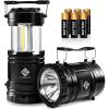 imageEtekcity LED Camping Lantern for Emergency Light Hurricane Supplies Lanterns for Survival Kits Power Outages  Battery Powered Operated Lanterns Lamp Camping Gear Accessories  2 Pack