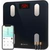 imageEtekcity Scales for Body Weight Bathroom Digital Weight Scale Fat Smart Bluetooth BMI and Loss Sync 13 Data with Other Fitness Apps Black 11x11 InchBlackDeep