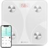 imageEtekcity Scales for Body Weight Bathroom Digital Weight Scale Fat Smart Bluetooth BMI and Loss Sync 13 Data with Other Fitness Apps Black 11x11 InchWhite