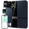 imageEtekcity Smart Scale for Body Weight Fat Digital Bathroom Weighing Machine for Accurate BMI Muscle Mass Composition Home Use Apple Health Compatible Fitness EquipmentColor ScreenBlack