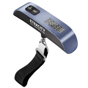 imageEtekcity Fishing Scale with Backlit LCD Display 110lb50kg Digital Electronic Hanging Hook Scale with Batteries and Carry Pouch Included Black NonSlip HandleBright Blue