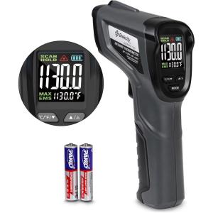 imageEtekcity Infrared Thermometer Temperature Gun 800 58 to 1382 with 161 DTS Ratio Digital Laser Temp IR Tool for Cooking Pizza Oven Griddle Fridge Engine Pool Non Contact YellowBlack