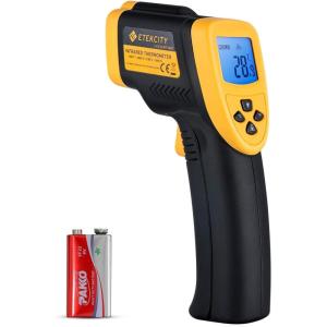 imageEtekcity Infrared Thermometer Temperature Gun 800 58 to 1382 with 161 DTS Ratio Digital Laser Temp IR Tool for Cooking Pizza Oven Griddle Fridge Engine Pool Non Contact YellowLight Yellow