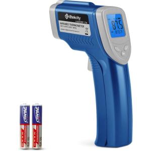 imageEtekcity Infrared Thermometer Temperature Gun 800 58 to 1382 with 161 DTS Ratio Digital Laser Temp IR Tool for Cooking Pizza Oven Griddle Fridge Engine Pool Non Contact YellowBlue