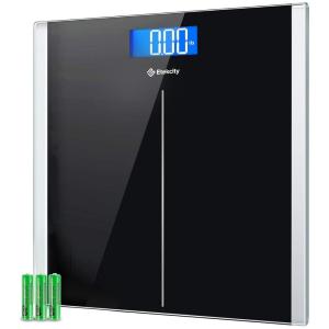 imageEtekcity Smart Scale for Body Weight Fat Digital Bathroom Weighing Machine for Accurate BMI Muscle Mass Composition Home Use Apple Health Compatible Fitness EquipmentBlack