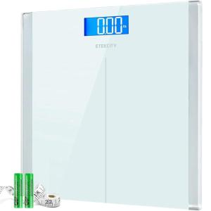 imageEtekcity Smart Scale for Body Weight Fat Digital Bathroom Weighing Machine for Accurate BMI Muscle Mass Composition Home Use Apple Health Compatible Fitness EquipmentGreenishwhite