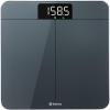 imageEtekcity Smart Rechargeable Scale for Body Weight BMI Fat Muscle Mass Digital Bathroom Scale with 13 Metrics Secret Mode Bluetooth Connect to Free Apps Rainbow WhiteGreyblue