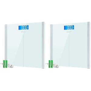 imageEtekcity Scale for Body Weight Digital Bathroom Weighing Machine for People Large and EasytoRead Backlight Display Accurate with High Precision Measurements Durable Tempered Glass 400 lbsGreenishwhite